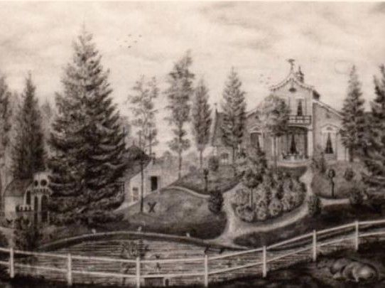 Tekening huize larxenpas